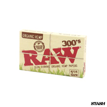 Load image into Gallery viewer, Raw Organic Hemp 300’s 1 1/4 Papers