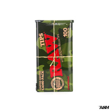 Load image into Gallery viewer, RAW Pre Rolled Tips Camo Edition with Case