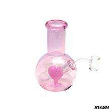 Load image into Gallery viewer, Heart Mini Bong / Rig