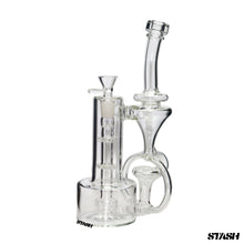 Load image into Gallery viewer, Double Vortex Tornado Bong