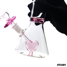 Load image into Gallery viewer, Heart Beaker Bong