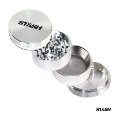 Load image into Gallery viewer, Stash Shredder Grinder Silver
