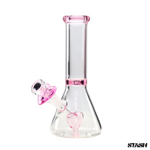 Load image into Gallery viewer, Heart Beaker Bong