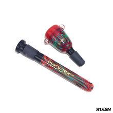 Load image into Gallery viewer, Phoenix Red Flame 2in1 Downstem and Bowl