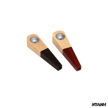 Load image into Gallery viewer, Two-Tone Wood Pipe