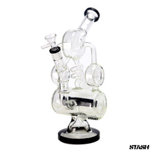 Load image into Gallery viewer, Recycler Helix Inline Perc Bong