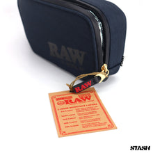 Load image into Gallery viewer, RAW Black Smell Proof Smokers Pouch V2