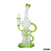 Load image into Gallery viewer, Double Recycler Tornado Bong
