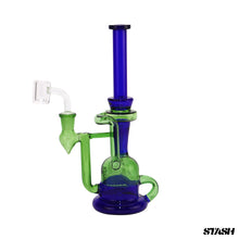 Load image into Gallery viewer, Two-Toned Recycler Inline Dab Rig
