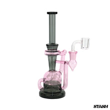 Load image into Gallery viewer, Two-Toned Recycler Inline Dab Rig
