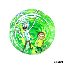 Load image into Gallery viewer, Rick &amp; Morty Glass Ashtray
