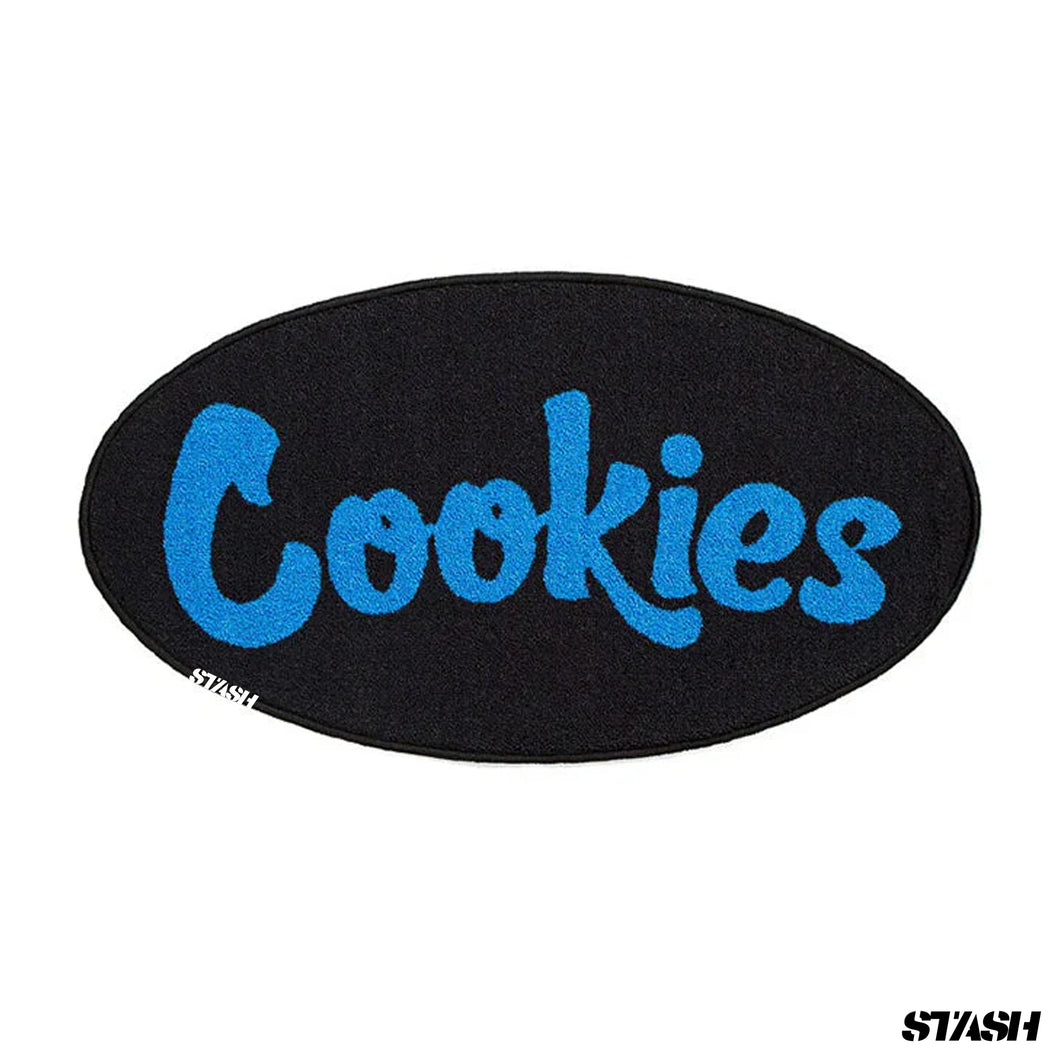 Cookies Oval Rug Black