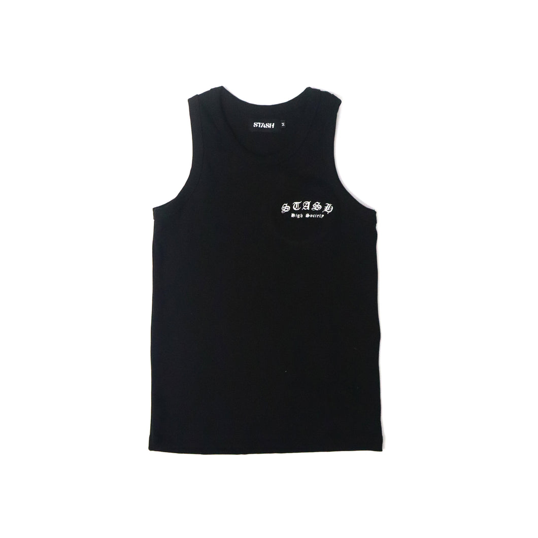 Stash High Society Tank Top Black