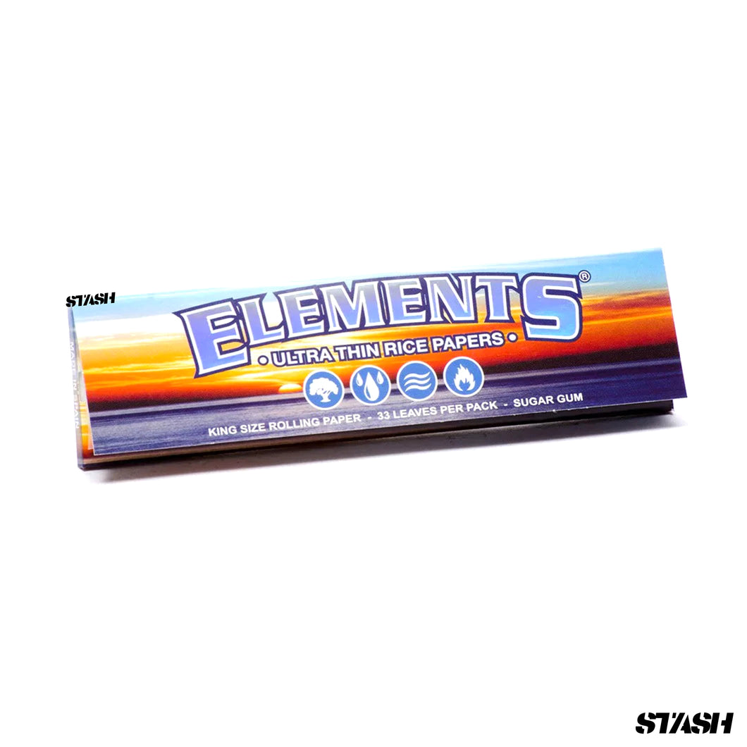 Elements Kingsize Slim Ultra Thin Rice Papers