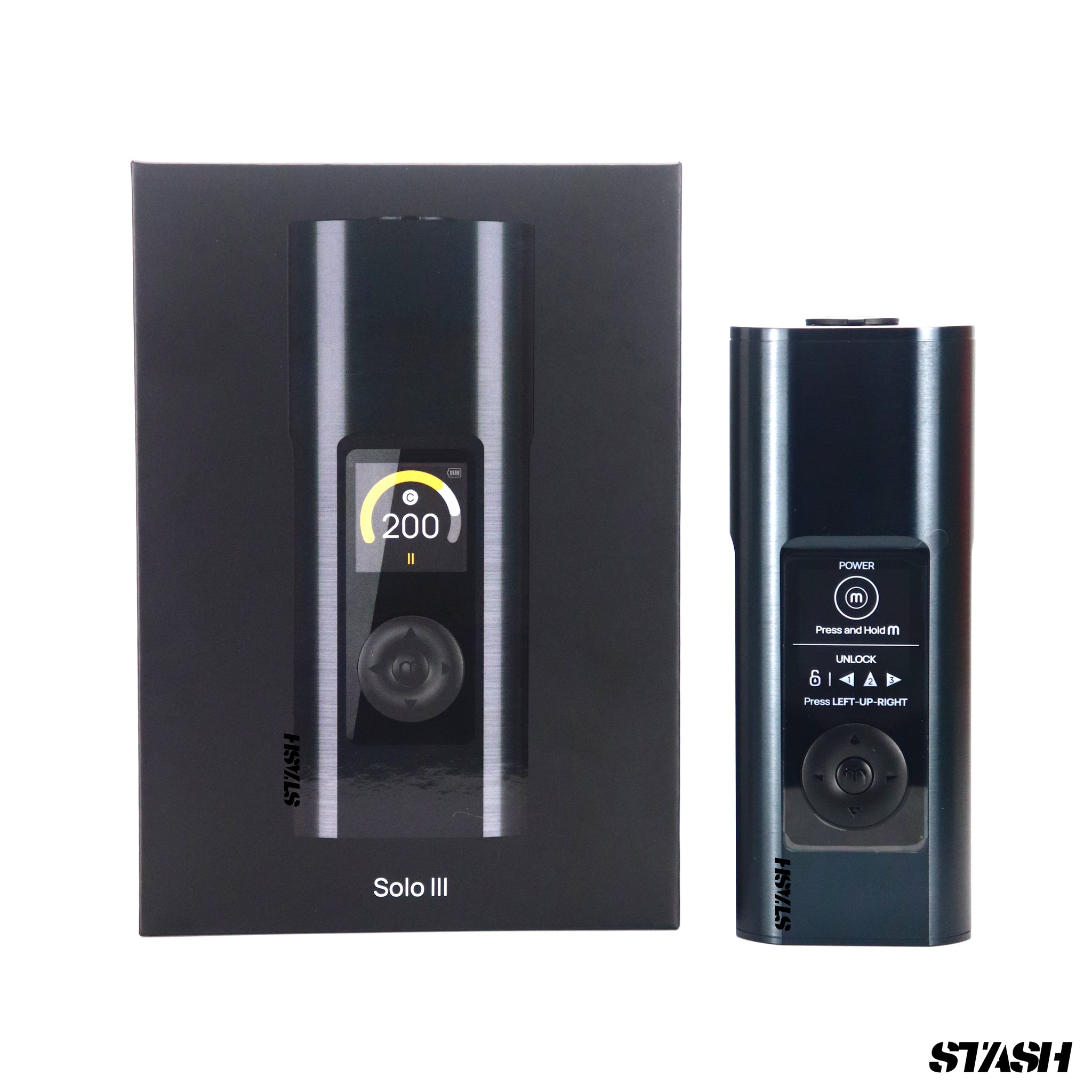 Arizer Solo 3 Dry Herb Vaporizer STASHPH Arizer Solo 3 Dry Herb Vaporizer STASHPH