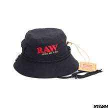 Load image into Gallery viewer, RAW Bucket Hat Black
