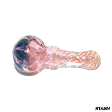 Load image into Gallery viewer, Fumed Flower Pipe V2
