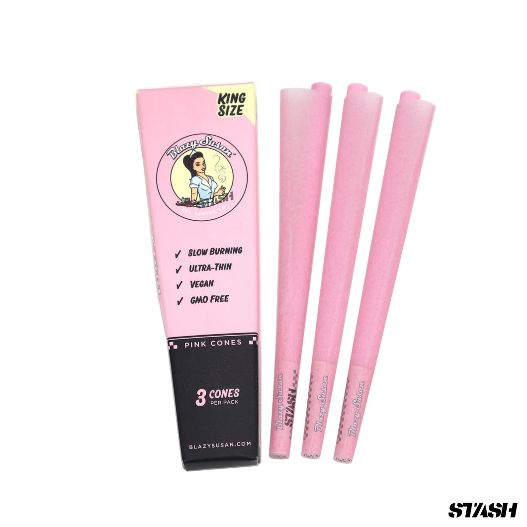 Blazy Susan Pink Cones Kingsize