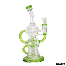 Load image into Gallery viewer, Double Recycler Tornado Bong
