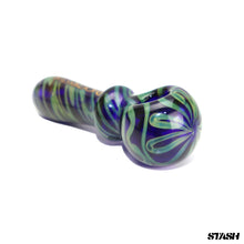 Load image into Gallery viewer, Phoenix Blue Flower Pipe
