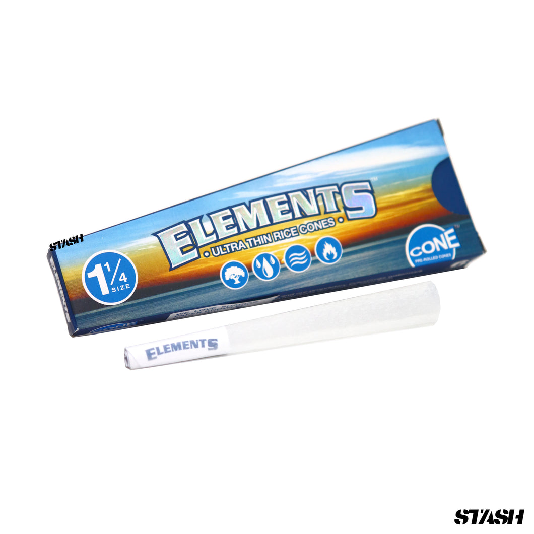 Elements Ultra Thin 1 1/4 Pre Rolled Cones