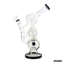 Load image into Gallery viewer, Recycler Helix Inline Perc Bong
