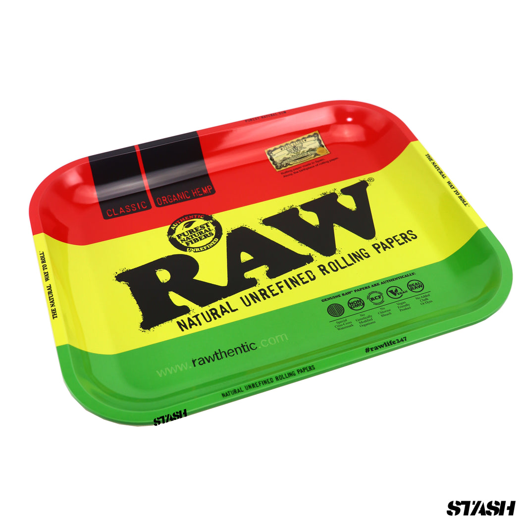 RAW Rasta Rolling Tray