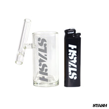 Load image into Gallery viewer, Stash Shot Glass One Hitter Pipe
