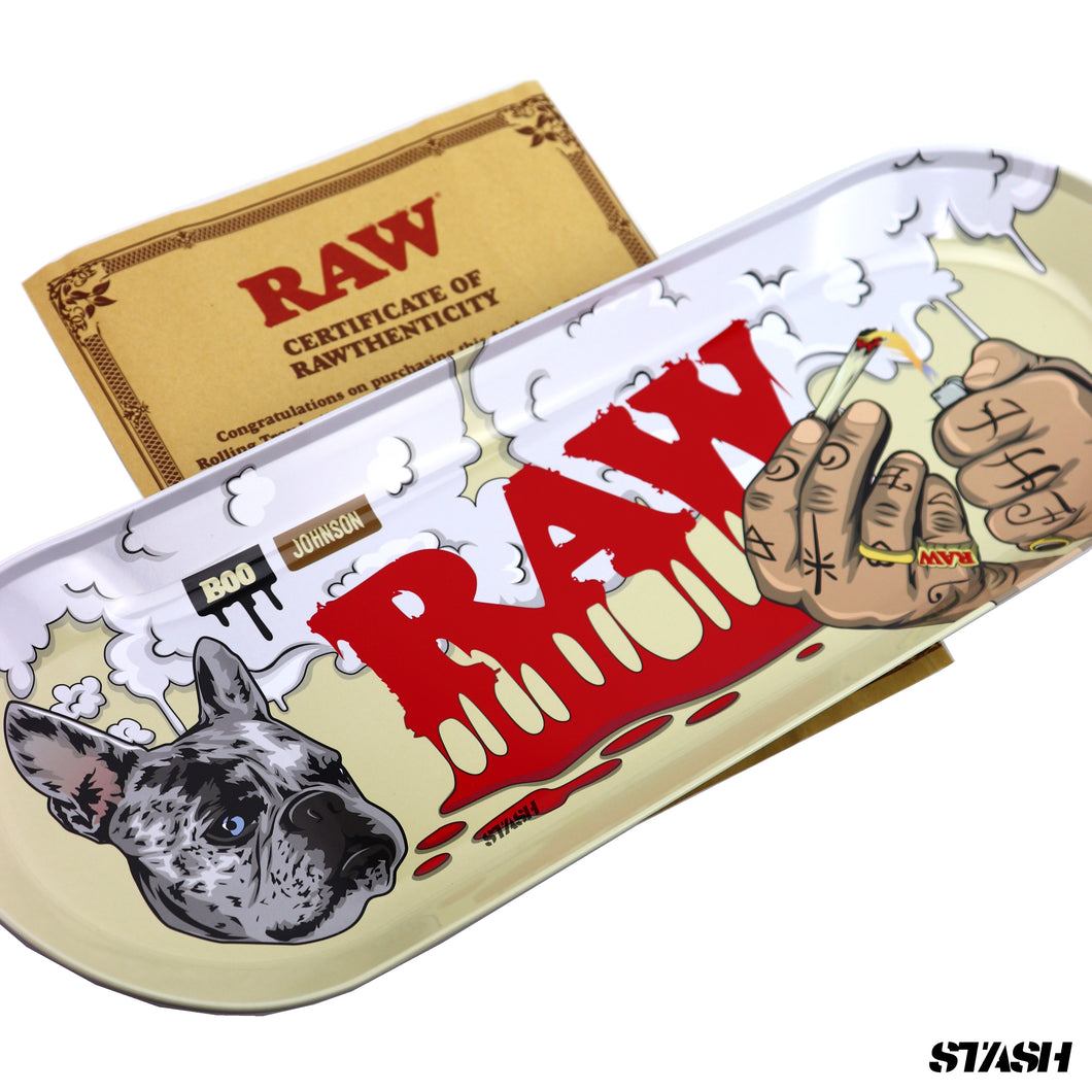 RAW Skateboard Rolling Tray