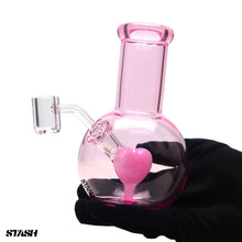 Load image into Gallery viewer, Heart Mini Bong / Rig
