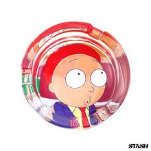 Load image into Gallery viewer, Rick &amp; Morty Glass Ashtray
