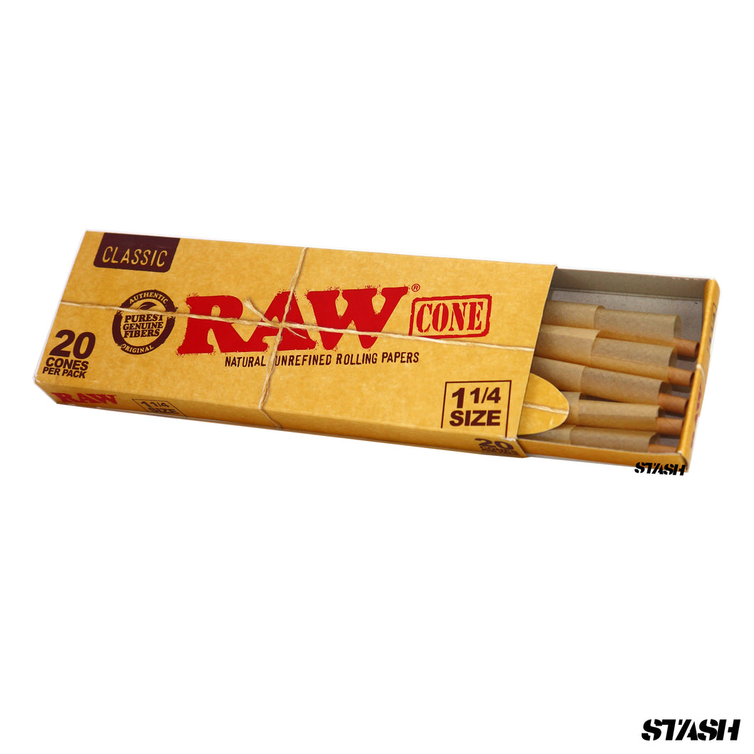 RAW Classic Pre Rolled Cones 1 1/4 20’s