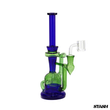 Load image into Gallery viewer, Two-Toned Recycler Inline Dab Rig
