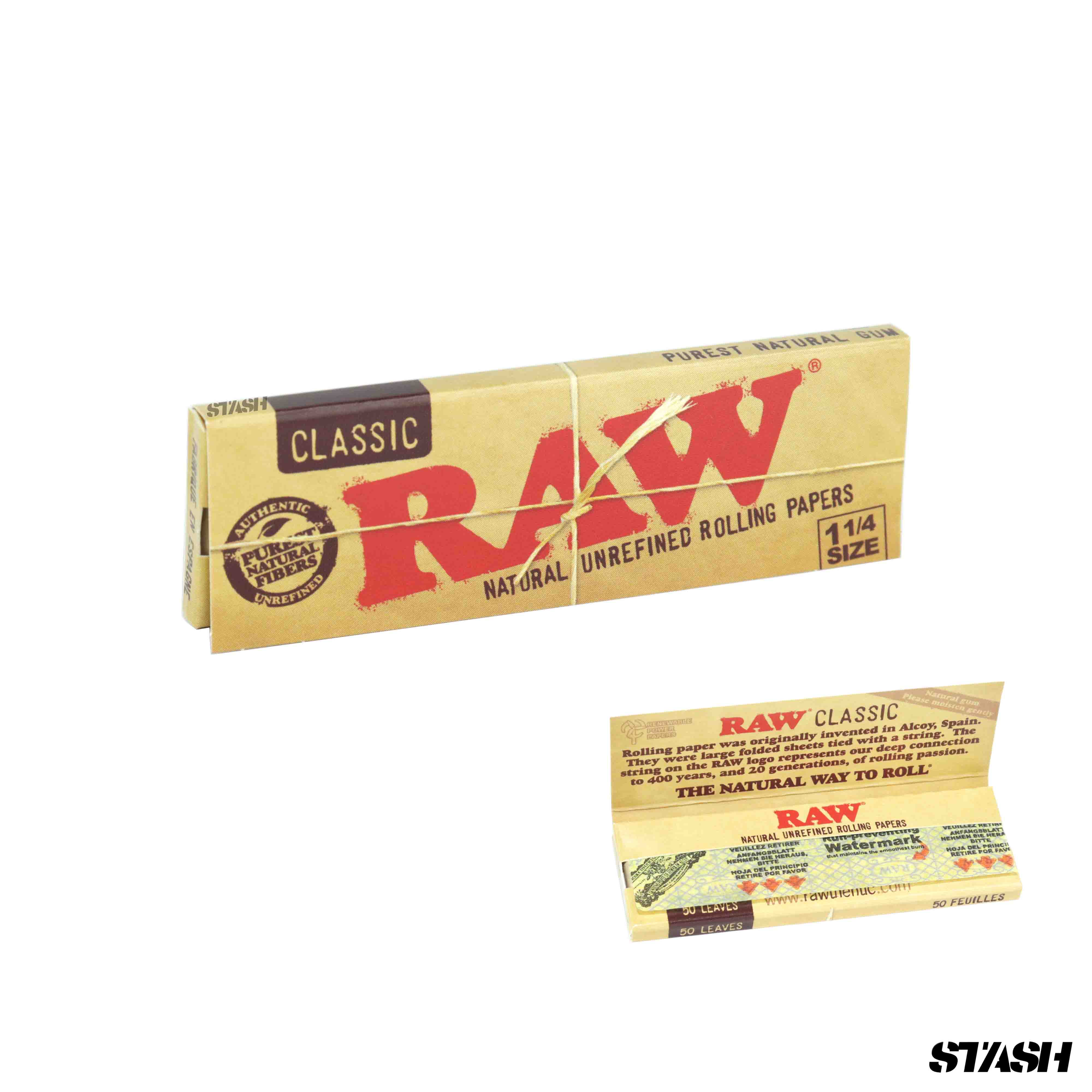 RAW Classic 1 1/4 Papers – STASHPH