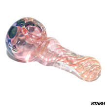 Load image into Gallery viewer, Fumed Flower Pipe V2
