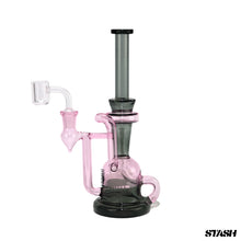 Load image into Gallery viewer, Two-Toned Recycler Inline Dab Rig
