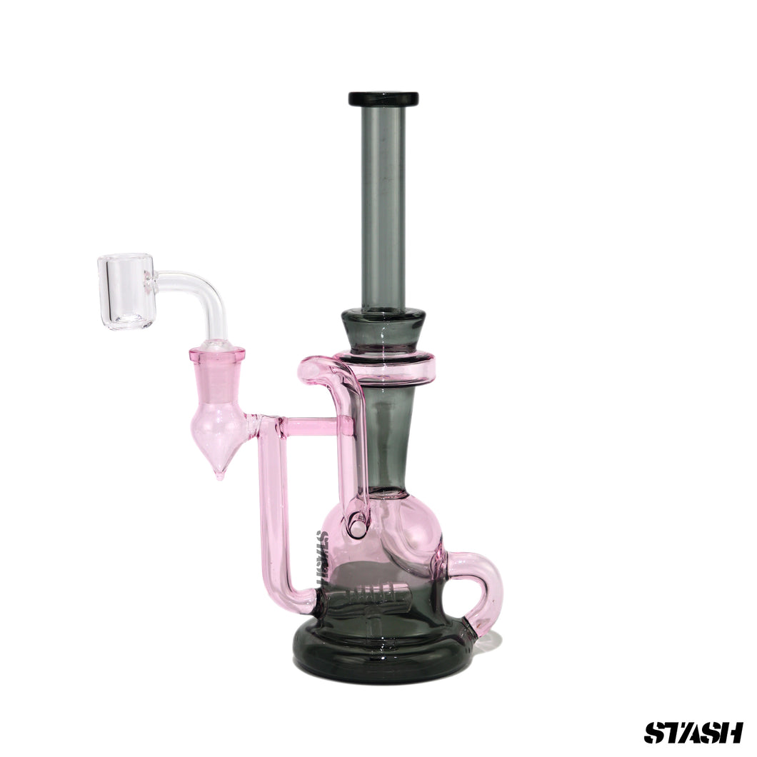 Two-Toned Recycler Inline Dab Rig