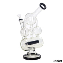 Load image into Gallery viewer, Recycler Helix Inline Perc Bong
