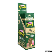 Load image into Gallery viewer, King Palm Hemp Blunt Wraps Pink Lemonade
