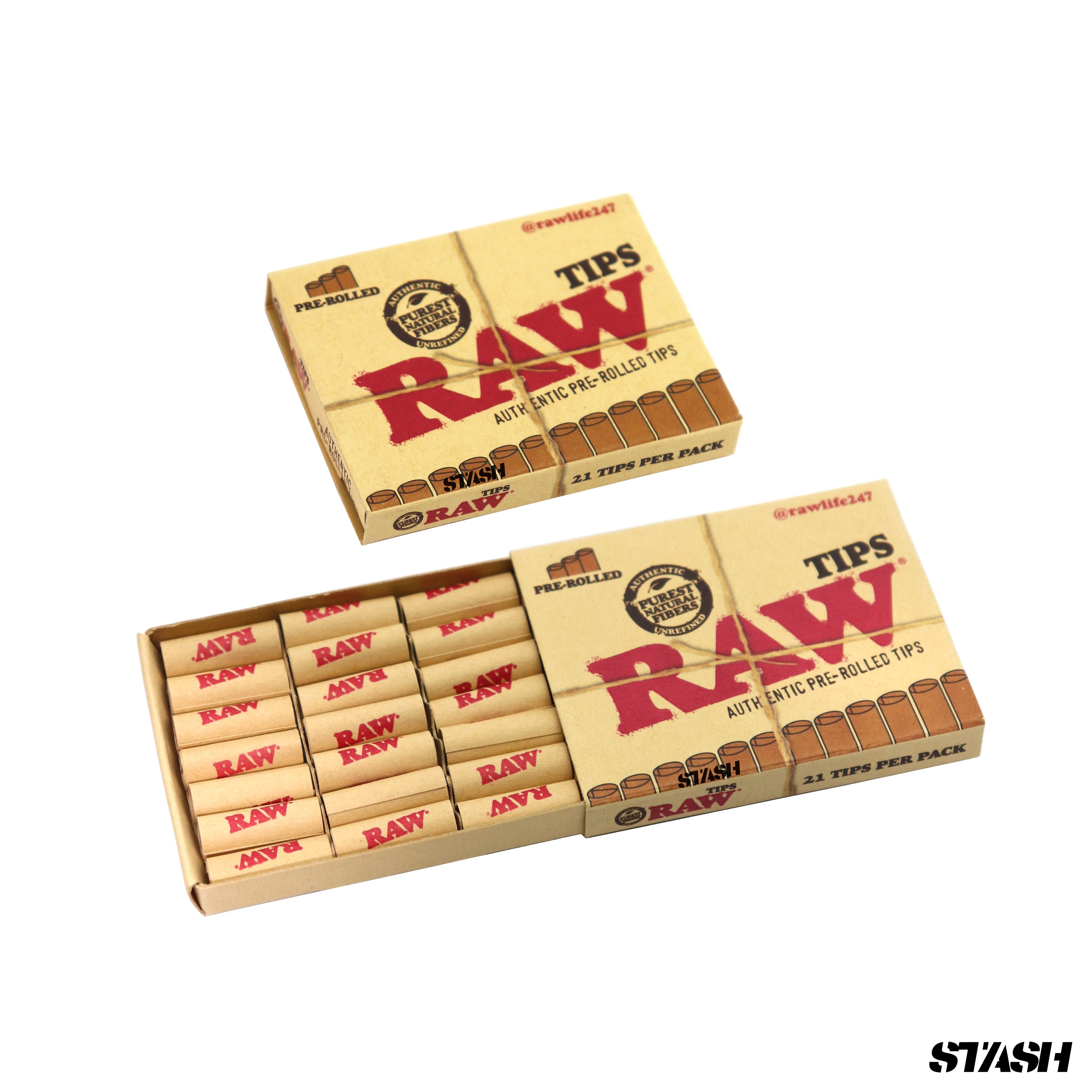 RAW Pre Rolled Tips – STASHPH