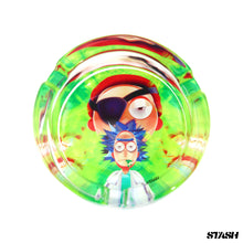 Load image into Gallery viewer, Rick &amp; Morty Glass Ashtray
