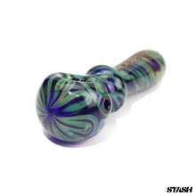 Load image into Gallery viewer, Phoenix Blue Flower Pipe
